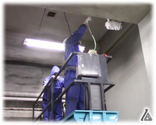 コンクリート天井の防カビ対策