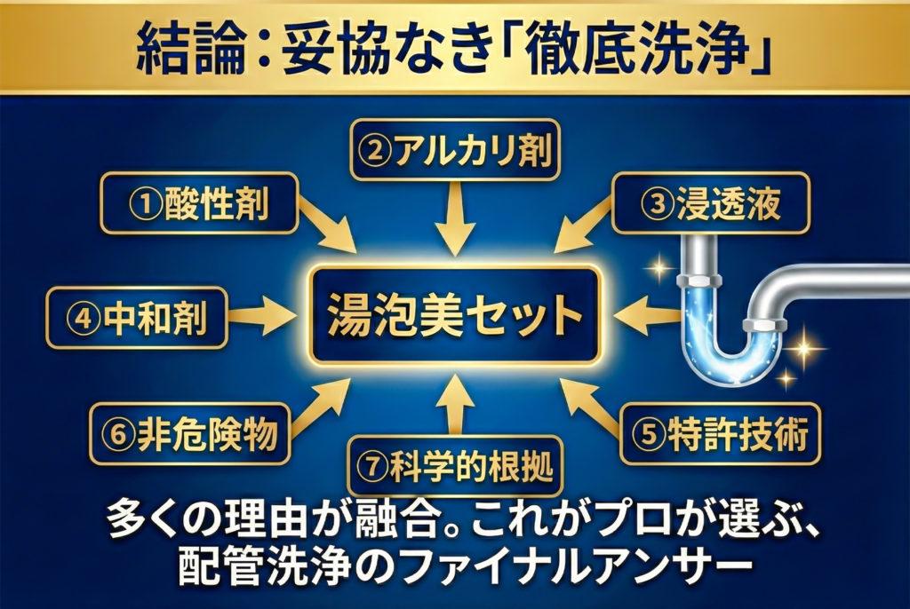 これがプロが選ぶ、配管洗浄のファイナルアンサー