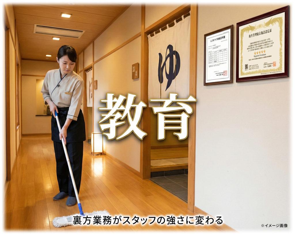 認定制度のメリット2：清掃スタッフの衛生管理へのモチベーションを高め、日々の清掃業務を強力なリピート営業へと進化させる効果。